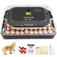 Sailnovo Incubators for Hatching Eggs 70 Egg Incubator with Auto Egg Turning and Auto Humidification
